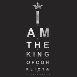 I AM THE KING OF CONFLICT - BG110 Icon Gymsac Design