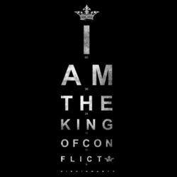I AM THE KING OF CONFLICT - GD11 Softstyle® Adult Long Sleeve T-Shirt Design