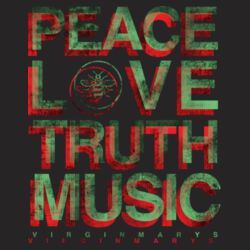 PEACE LOVE TRUTH MUSIC - BG110 Icon Gymsac Design