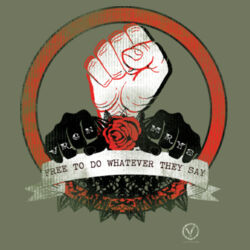 TATTOO FISTS - GD01 Softstyle Adult T-Shirt Design