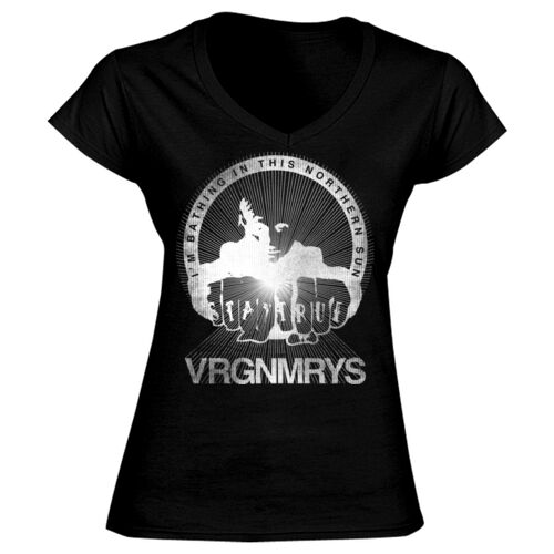 BATHING IN THE NORTHERN SUN - GD78 Softstyle® Ladies' V-Neck T-Shirt Thumbnail