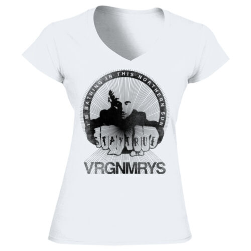 BATHING IN THE NORTHERN SUN - GD78 Softstyle® Ladies' V-Neck T-Shirt Thumbnail