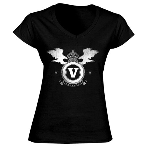 EAGLE CREST - GD78 Softstyle® Ladies' V-Neck T-Shirt Thumbnail