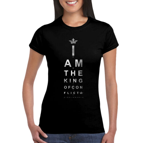 I AM THE KING OF CONFLICT - GD72 Softstyle® Ladies' T-Shirt Thumbnail