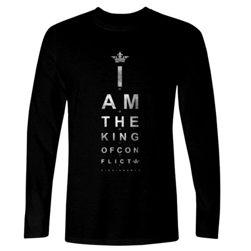I AM THE KING OF CONFLICT - GD11 Softstyle® Adult Long Sleeve T-Shirt Thumbnail