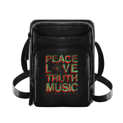 PEACE LOVE TRUTH MUSIC - BG30 Across Body Bag Thumbnail