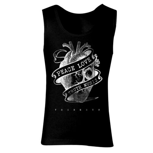 PEACE LOVE TRUTH MUSIC (HEART TATTOO) - GD77 Softstyle® Ladies' Tank Top Thumbnail