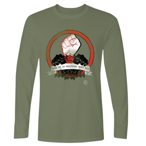 TATTOO FISTS - GD11 Softstyle® Adult Long Sleeve T-Shirt Thumbnail