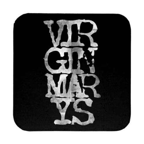 VIR-GIN-MAR-YS - 9cm Square Hardback Drinks Coaster Thumbnail